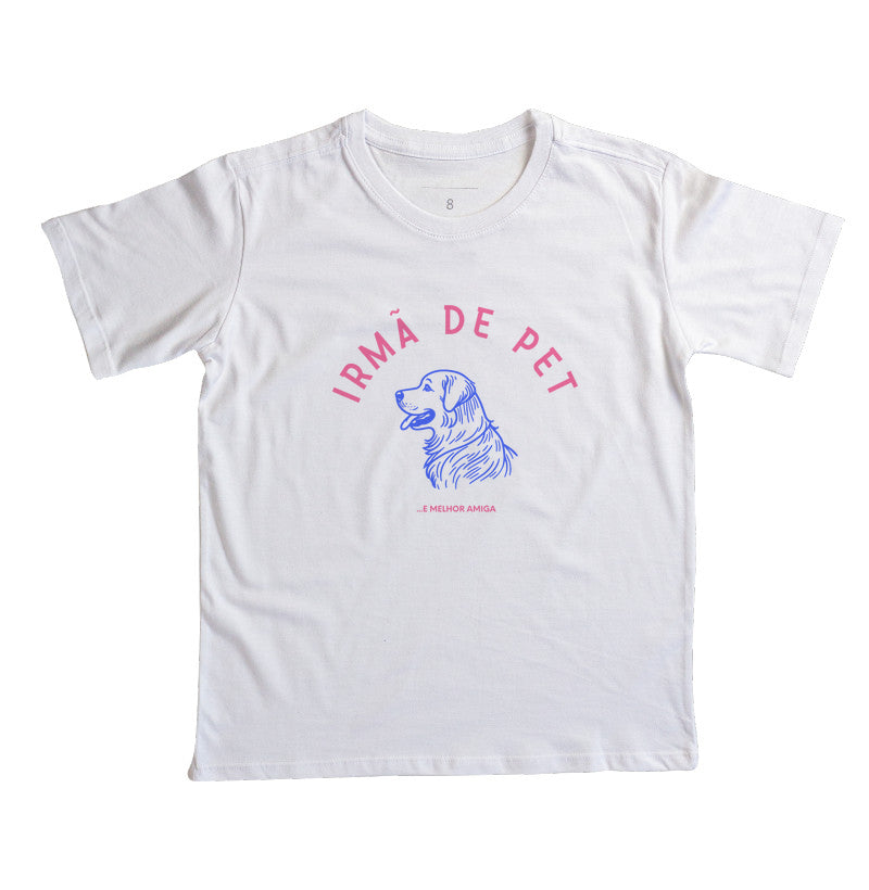 Camiseta Irmã de Pet Golden