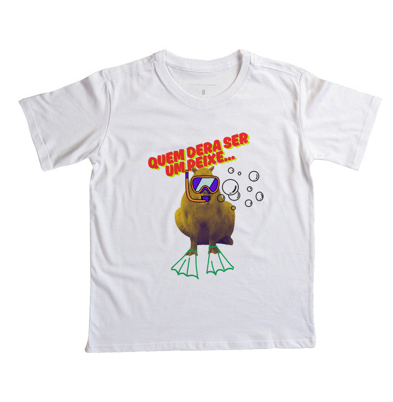 Camiseta Capivara Mergulhadora