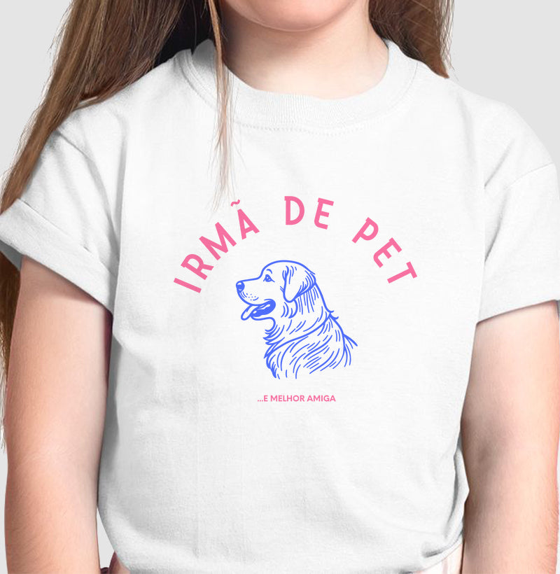 Camiseta Irmã de Pet Golden