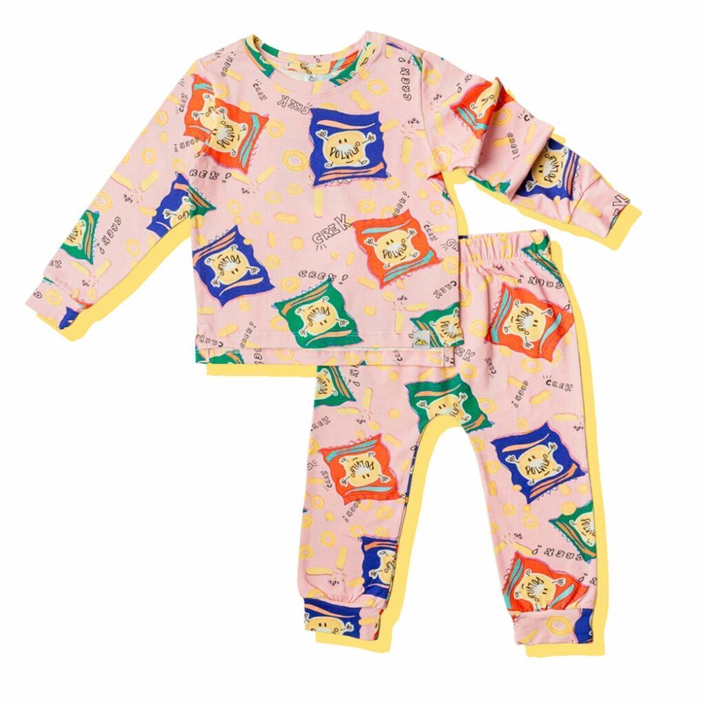 Conjunto Polvilho Infantil Longo