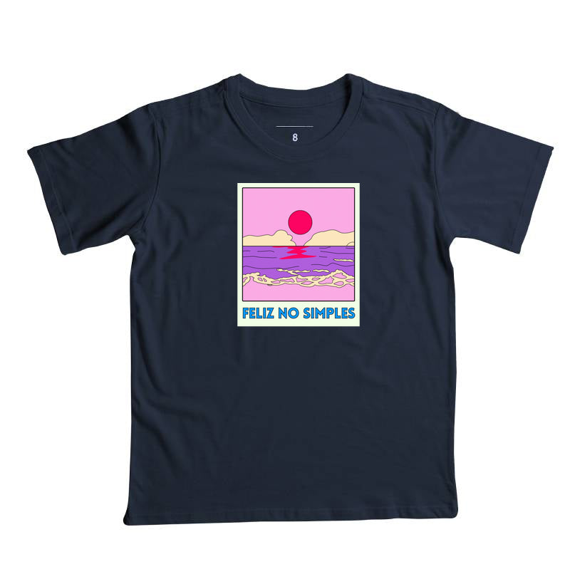 Camiseta Feliz no Simples