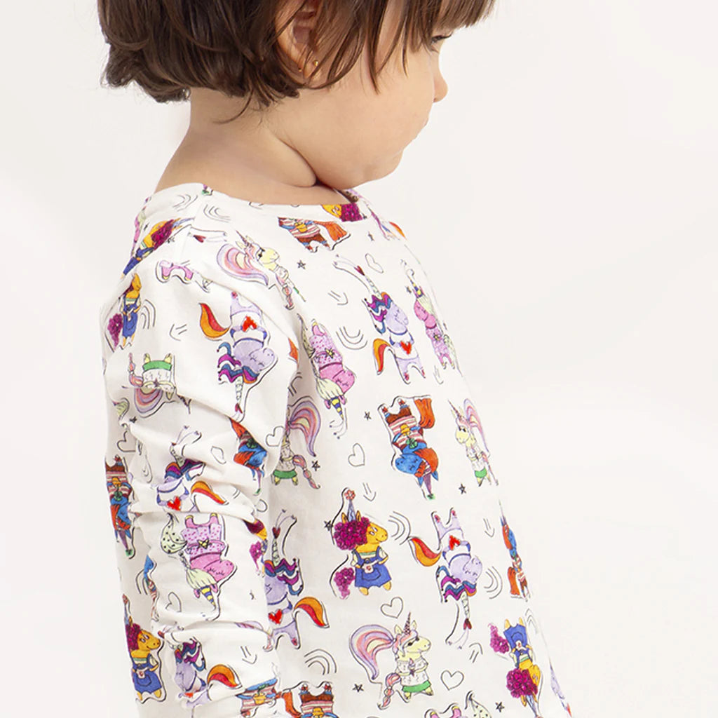 Conjunto Unicórnio Infantil Longo