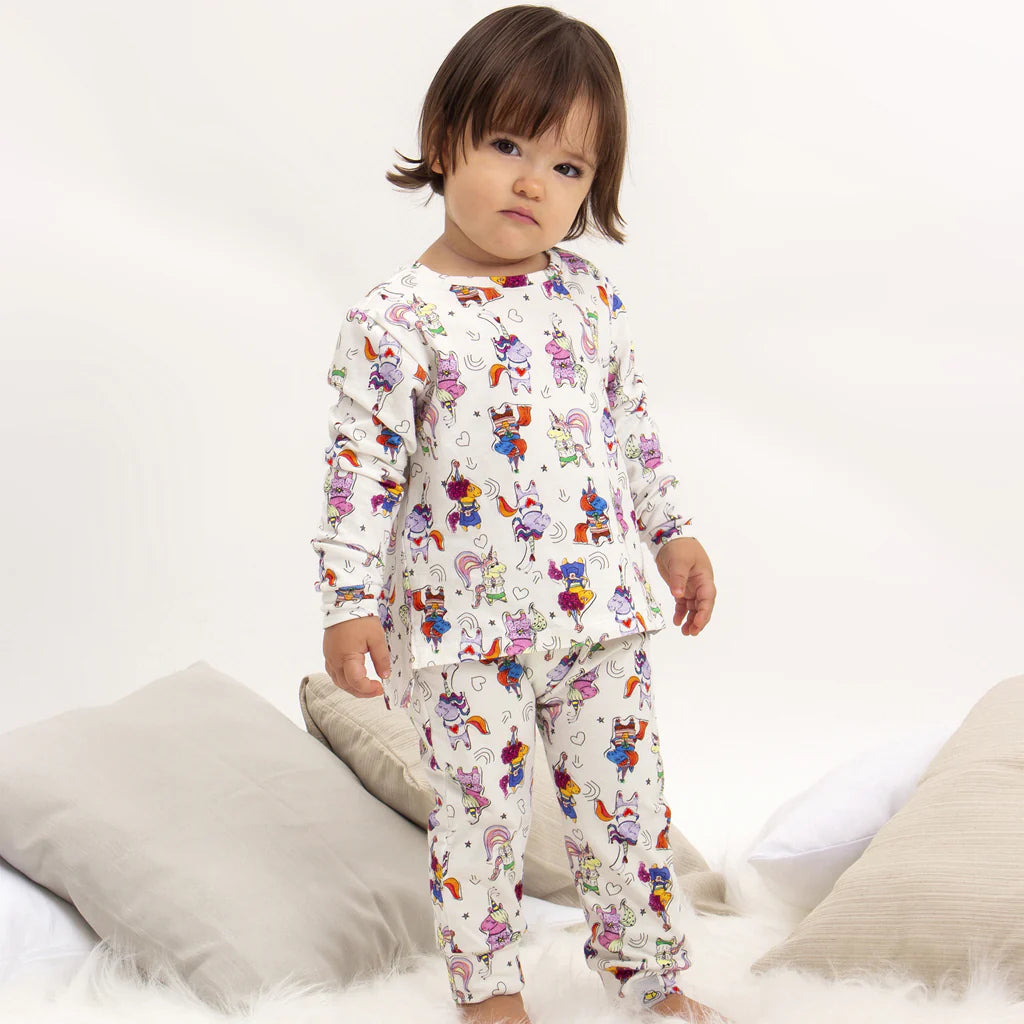 Conjunto Unicórnio Infantil Longo