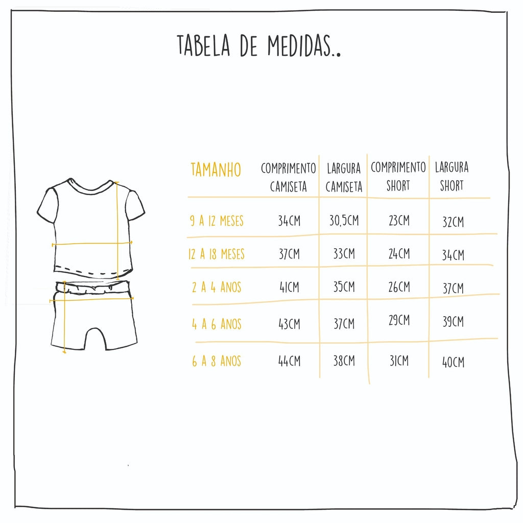 Conjunto Mamão Infantil
