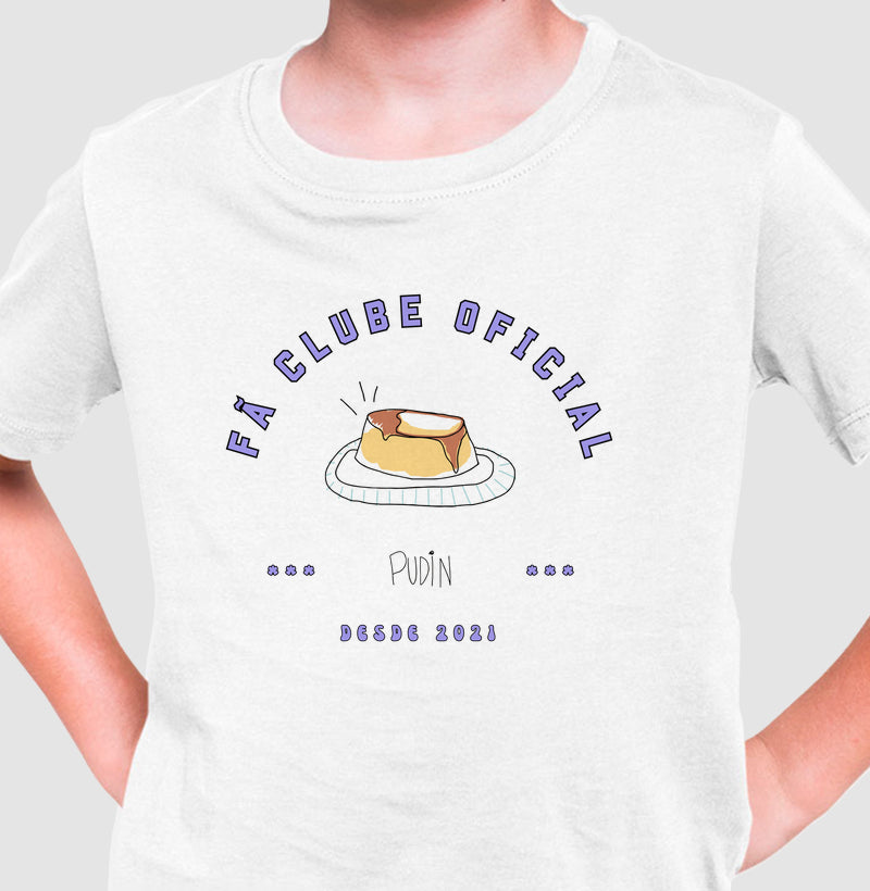 Camiseta Fã Clube Pudin Infantil