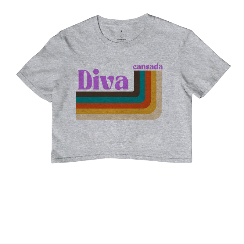 Cropped Diva Cansada Stripes Adulto