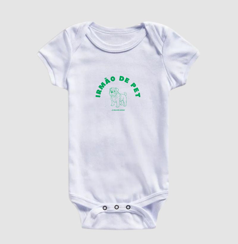 Body Irmão de Pet Verde